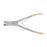 Medline Wire Cutters - 6.75" (17 cm) Long 1.7 mm Capacity Double-Action Side Cutting Wire Cutter with Angled Tungsten Carbide Jaws - MDS3354517
