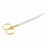 Medline Metzenbaum Tungsten Carbide Scissors - Metzenbaum Tungsten Carbide Titanium Scissors, Curved, 7" - MDS3422091