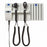 Medline Co-Label Diagnostic Wallboard Systems - Diagnostic Wall System with 2 Handles, Xenon EliteVue Otoscope Head, and Specula Dispenser - 3653-XEX2-SXXXU