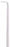 Medline Rhoton Hooks - 7.5" (19 cm) German Stainless Steel Rhoton Hook with 45° Angle Semi-Sharp Tip - MDS3785011
