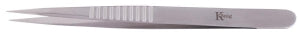 Medline Pierse-Type Jewelers Tissue Forceps - FORCEPS, PIERSE-JEWEL, FLAT, .6MM, 4 3/8" - MDS3840431
