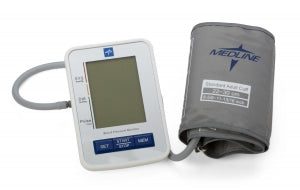 Medline Digital Blood Pressure Monitors - Talking Automatic Digital Blood Pressure Monitor with Large Adult Cuff - MDS4001LAT