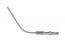 Medline Frazier Suction Tubes - 3-7/8" (9.8 cm) Working Length 12 Fr 75° Angle Frazier Suction Tube with Stylet - MDS4029712
