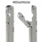 Medline Rhoton Cup Forceps - 5-3/8" (13.7 cm) Rhoton Cup Forceps with Straight 2 mm Cup - MDS4295026