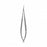 Medline Jacobson Micro Vascular Scissors - 6.5" (16.5 cm) Spring Handle Jacobson Micro Vascular Scissors with Fine Curved Sharp / Sharp Tips - MDS4432065