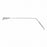 Medline Love and Lothrop Uvula Retractors - 8" (20.3 cm) Long Lothrop Uvula Retractor with 17 mm x 20 mm Blade - MDS5025022