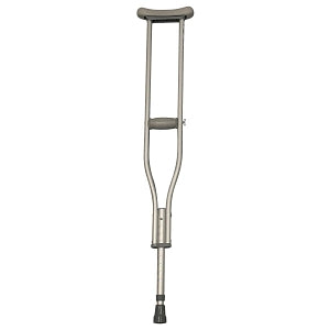 Medline Basic Aluminum Crutches - Basic Crutches with 250 lb. Capacity, Tall Adult - MDS50514-10
