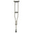 Medline Basic Aluminum Crutches - Basic Crutches with 250 lb. Capacity, Tall Adult - MDS50514-10