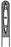 Medline Jackson Laryngeal Forceps - FORCEP, TAMPON, JACKSON, 1:2 PINS, 8 3/4 - MDS5210122