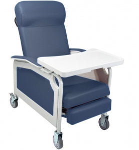 Winco Mfg., LLC Convalescent Recliner Chair - Serenity Convalescent Recliner with Tray, Blueridge - 5251-17