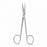 Medline Wagner Operating Room Scissors - 4.75" (12 cm) Fine Wagner Operating Room Scissors with Curved Sharp / Blunt Tips - MDS5276002