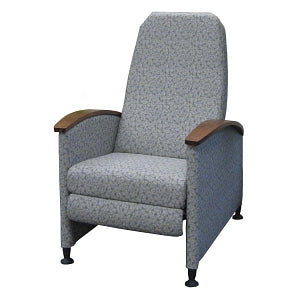 Winco Mfg., LLC Premier Care Recliner - Premier Care Recliner, with Pedestal Foot, Blue - 5574-17