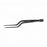Medline Rhoton Bipolar Forceps - 8-3/4" (22.2 cm) Insulated Rhoton Bayonet Bipolar Forceps with Straight 1.5 mm Tips - MDS598008B