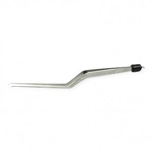Medline Rhoton Bipolar Forceps - 8-3/4" (22.2 cm) Non-Insulated Rhoton Bayonet Bipolar Forceps with Angled 1.0 mm Tips - MDS598308C