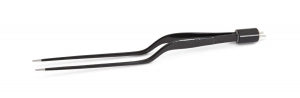 Medline Hardy Endoscopic Forceps - Hardy Bipolar Forceps, Bayonet Handle, Insulated, Straight, 2 mm, 8.75" - MDS599008A