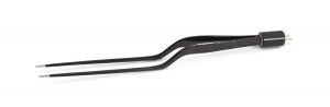 Medline Hardy Endoscopic Forceps - Hardy Bipolar Forceps, Bayonet Handle, Insulated, Straight, 2 mm, 9.75" - MDS599009A