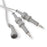 Medline Bipolar Connection Cord - Reusable Bipolar Cord, 2 Pin-2 Banana, 10' - MDS5990