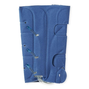 Medline Hemo-Force Sequential Triple-Bladder DVT Sleeves - Hemo-Force Sequential DVT Sleeve with No Trim, Calf-Length, Size L with Circumference 18" - 22" (45.7 - 55.9 cm) - MDS601LSQ2