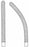 Medline Doyen Intestinal Forceps - Doyen Intestinal Forceps, Curved, 9", 23 cm - MDS6421123