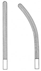 Surginstruments Mayo-Robson Forceps – 10" Curved, Longitudinal Serration, Stainless Steel, German Grade