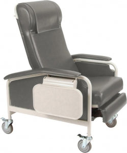 Winco Care Cliner Clinical Recliners - Clinical Recliner, 6-Position, Gray - 6530-07