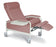 Winco INC Wide Care Cliner Clinical Recliners - Extra-Wide Vinyl Clinical Recliner, Mauve, 25" - 6540-16