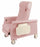 Winco Swing Arm Dialysis Recliners - Elite Clinical Recliner with Dual Swing-Away Arms, Mauve - 6940-16
