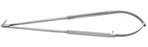 Medline Jacobson Micro Vascular Scissors - 6.125" (15.6 cm) Flat Handle Micro Vascular Scissors with Fine 125˚ Degree Reverse Angle Sharp / Sharp Tips - MDS7007449