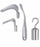 Medline Scherbak Vaginal Speculums - Complete Scherbak Vaginal Speculum Set with 400 Gram Weight - MDS7031000