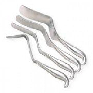 Medline Nichols Vaginal Retractors - 12" (30.48 cm) Nichols Vaginal Retractor with 1" (2.5 cm) Wide Short Blade - MDS7033463