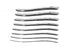 Medline Double-Ended Hegar Uterine Dilators - 7-12" (19 cm) Double-Ended Hegar Uterine Dilator 8-Piece Set with 3 mm/4 mm Through 17 mm/18 mm Dilators - MDS7042408