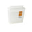 Medline Biohazard Patient Room Sharps Disposal Containers - Wall-Mount Sharps Container, Clear, 5 qt. - MDS705154