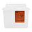 Medline Biohazard Patient Room Sharps Disposal Containers - Wall-Mount Sharps Container, Clear, 5.4 qt. - MDS705254