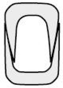 Medline Jacob Uterine Vulsellum Forceps - FORCEP, TENACULUM, JACOBS, STR, 8.25" - MDS7053221