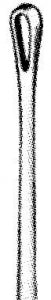 Medline Sims Uterine Curettes - Sims Recamier Sharp Uterine Curette, 8 mm, Fig 2 - MDS7071008