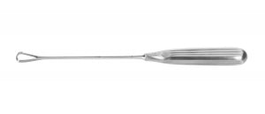 Medline Sims Uterine Curettes - Sims Recamier Sharp Uterine Curette, Flexible, 11 mm, Fig 4 - MDS7071511