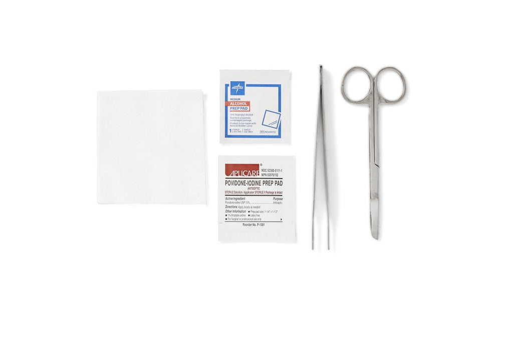Suture Removal Trays with COMFORT LOOP Scissors