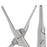 Medline Konig Platypus Jaw Nail Pulling Forceps - 5.25" (13.3 cm) Long 4 mm Platypus Nail Forceps - MDS7433204