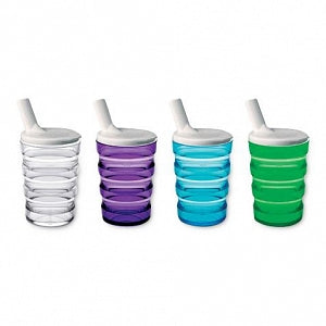 Maddak Sure Grip Cups - Sure Grip Cup with Lid, Blue, 6.8 oz. - F745910000