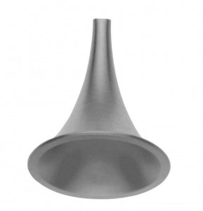 Medline Farrior Ear Speculums - 7 mm x 8 mm Oval 20˚ Angle Farrior Ear Speculum with Black Glare-Reducing Interior and Exterior - MDS7609098