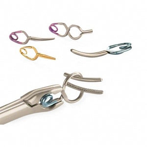 Medline Titanium Standard Yasargil Aneurysm Clip - 9 mm Angled Standard Titanium Yasargil Aneurysm Clip - MDS7706189