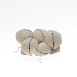 Medline X-Ray Tonsil Sponges - X-Ray Detectable Double-Strung Tonsil Sponge, Sterile, Size L, 1-1/4" - MDS78916