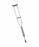 Medline Push-Button Aluminum Crutches - Aluminum Crutches with 300 lb. Capacity, 5'10"-6'6" Tall Adult - MDS80534HW