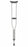 Medline Steel Push-Button Crutches - Steel Crutches with 350 lb. Capacity, Youth - MDS80536S