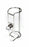 Medline Stainless Steel Six Leg Heavy Duty IV Pole - Oxygen Tank Holder for IV Pole MDS80600 - MDS80600OTH