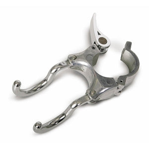 Medline Stainless Steel Six Leg Heavy Duty IV Pole - Urine Bag Hook for IV Pole MDS80600 - MDS80600UBH