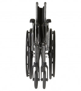 Medline K1 Basic Wheelchairs - K1 Basic Wheelchair with Desk-Length Arms and Swing-Away Footrests, 300 lb. Weight Capacity, 18" Width - MDS806250EE