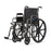 Medline K1 Basic Wheelchairs - K1 Basic Wheelchair with Desk-Length Arms and Swing-Away Footrests, 300 lb. Weight Capacity, 18" Width - MDS806250EE