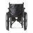 Medline K2 Basic Vinyl Wheelchairs - K2 Basic Wheelchair with 18"W Seat, Removable Desk-Length Arms and Elevated Leg Rests - MDS806300EV