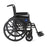 Medline K4 Lightweight Wheelchairs - K4 Lightweight Wheelchair with Full-Length Arms and Swing-Away Footrests, 300 lb. Weight Capacity, 18" Width - MDS806500FLA